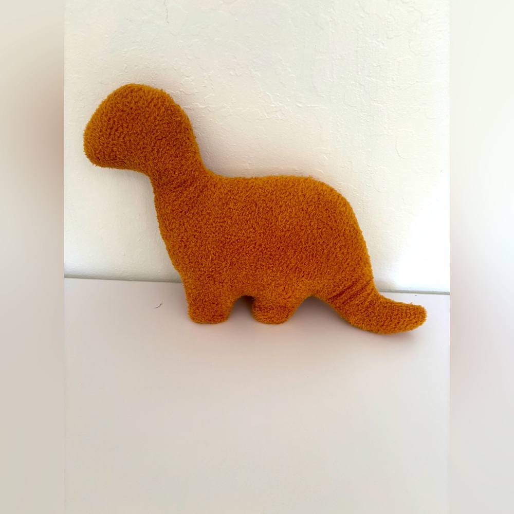 🍗 🦕  Adorable Plush Dino Nugget - Golden Brown
